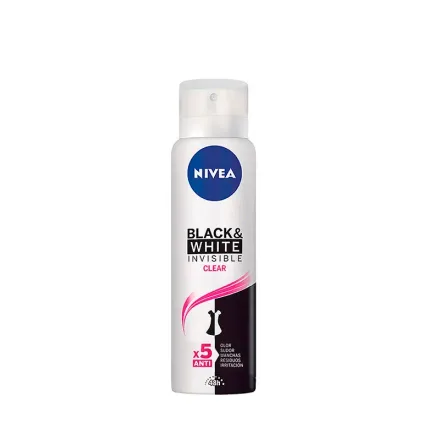 Nivea Desodorante Black White Invisible Clear 150ml