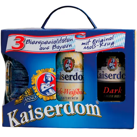 Cerveja Kaiserdom Pack X3 Mix Copo 1L