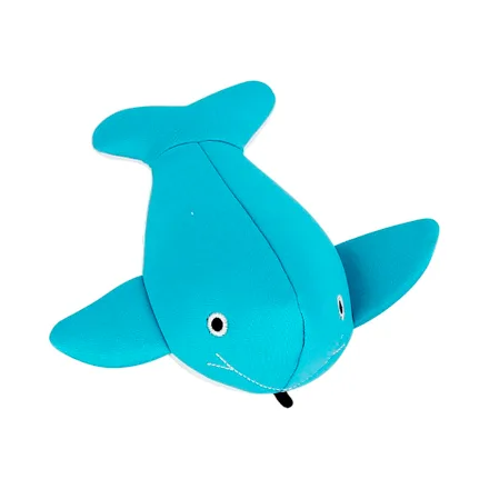 Juguete Para Mascotas Pawise 15123 Peluche De Ballena 19 Cm Celeste