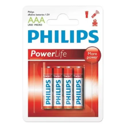 Pilha Aaa Alcalina LR03 P4B 97 4