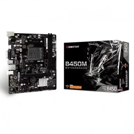 Placa Mae Biostar Socket AM4 Chipset B450 Atx