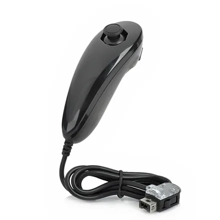 CONTROLE WII NUNCHUK PRETO