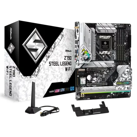 Placa Mae Asrock Z790 Steel Legend Ddr 5 Socket Lga 1700 Chipset Atx