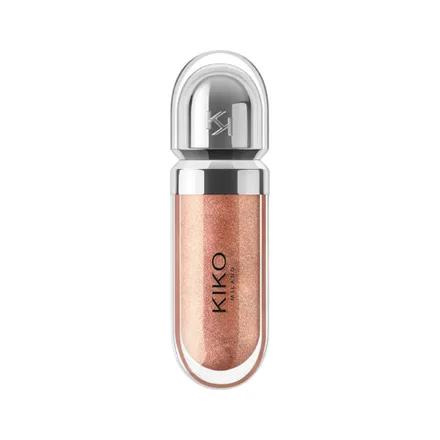 Brillo Labial Kiko Milano 3 Hydra 18 Golden Sparkle Ml
