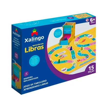 Juego Mesa Xalingo Aprendiendo Libras 15 Piezas