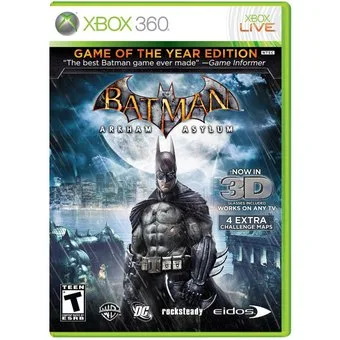 Jogo Xbox 360 Batman Arkham Asykum