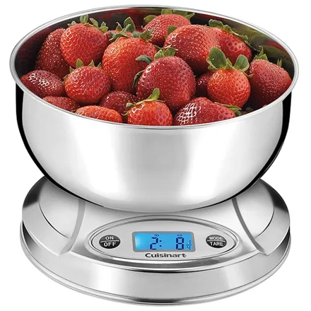 Balanca Digital Cozinha Cuisinart Ks O6BC Alta Precisao Tigela Inox