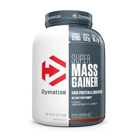 Super Mass Gainer Dymatize Rich Chocolate 6 Lbs Kg