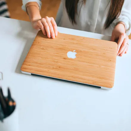 Capa Woodcessories MacBook Air Pro 13 Ecoskin Cover Bamboo