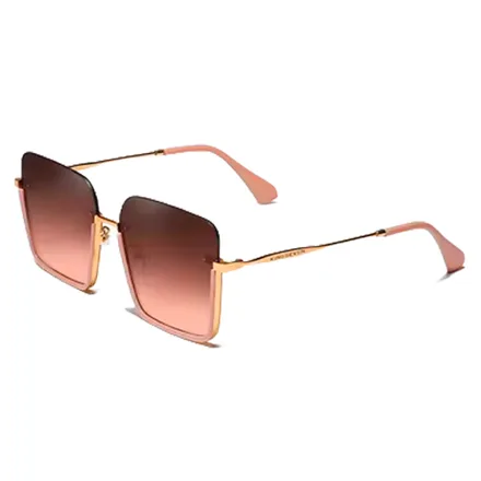 Oculos Kingseven Feminino N808 Square Gradient Brown
