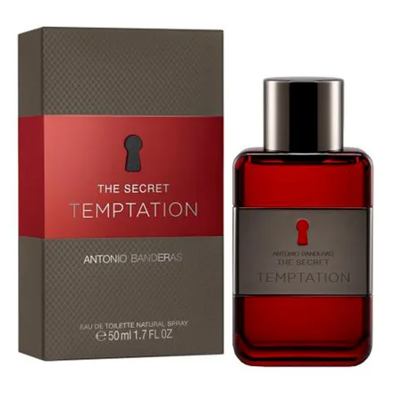 Perfume Antonio Banderas Secret Temptation Eau Toilette Masculino 50ml