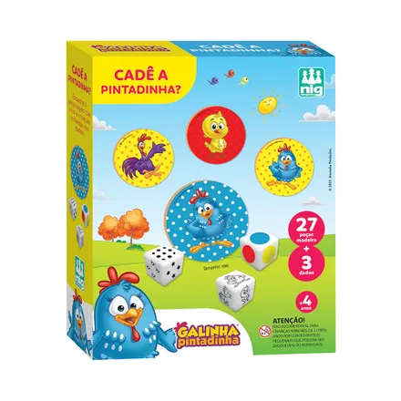 Juego Educativo Nig Brinquedos Gallina Pintadita 0736 30 Piezas