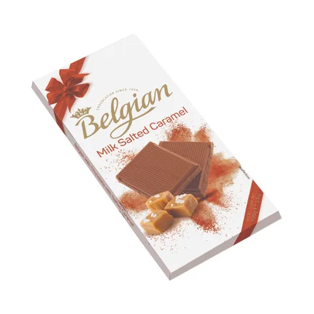Chocolate Belgian Milk Salted Caramel 100 Gr