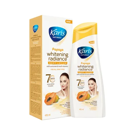 Locion Corporal Karis Papaya Whitening Radiance 400ml