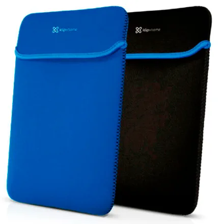Funda para Notebook KLIP KNS-415BL Kolours 15.6'' - Negro/Azul