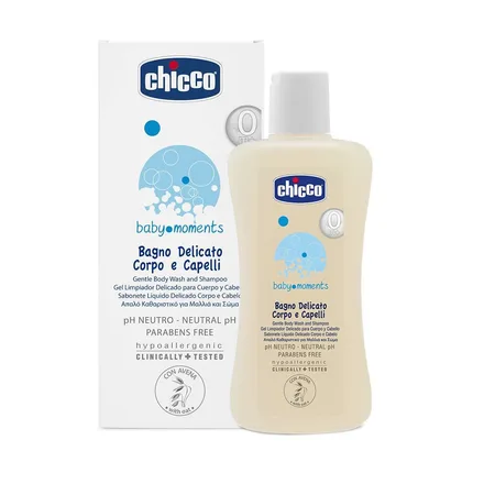 Gel Delicado Cuerpo Cabello Chicco Baby Moments 00 200ml