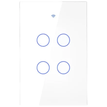 Interruptor Moes Ws US4 Rfw Rf Alexa