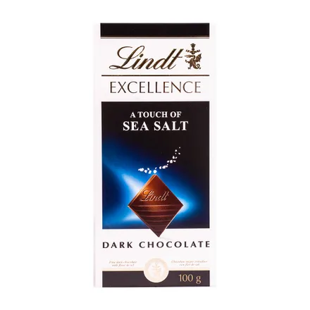 Chocolate Lindt Excellence Amargo Sea Salt 100g