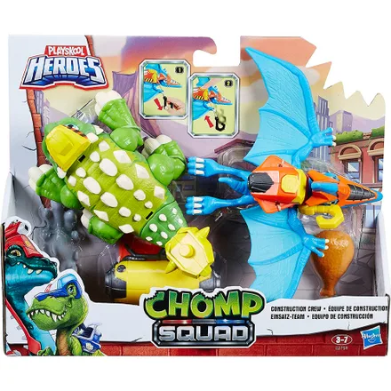 Equipe Construcao Hasbro Chomp Squad 2 Pack