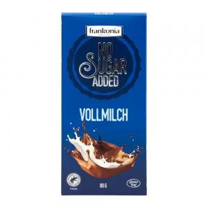 Barra Chocolate Ao Leite Acucar Frankonia 80g