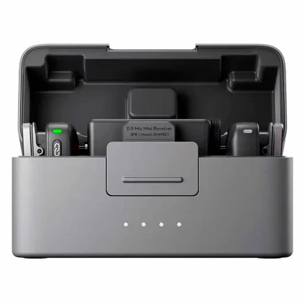 Microfone Lapela Mic Mini 2 Tx 1 Rx Charging Case