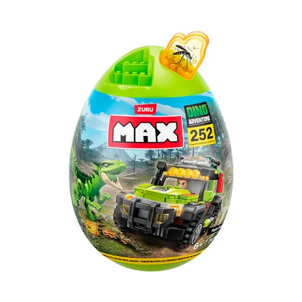 Juguete Construccion Zuru Max Dino Adventure Raptor Force 252 Piezas