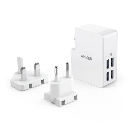 Carregador Parede 4 Portas Powerport Foldable