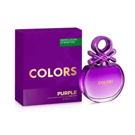Perfume Benetton Colors Purple Eau Toilette Feminino 50ml