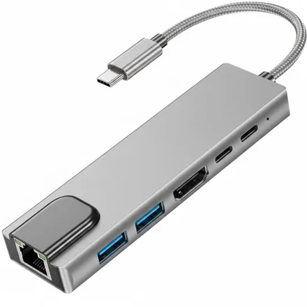 Hub Trove 6EN1 Hdtv Lan