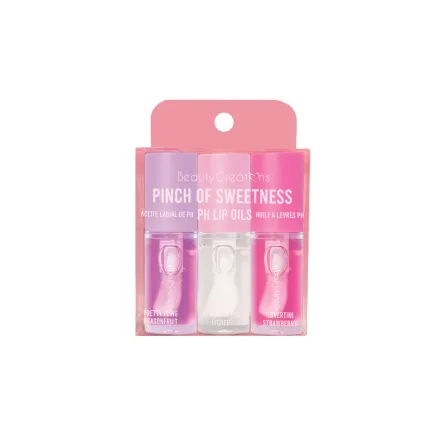 Beauty Creations Set Aceite Labial Pinch Of Sweetness 3 Loph Tjm