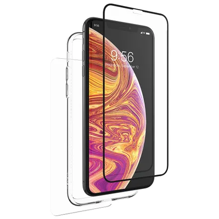 Pelicula Zagg iPhone Xs Max Glass Plus 360 Bumper