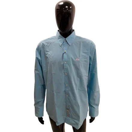 Camisa La Martina Masculino Ftsia 04 Down Lisa Olympic