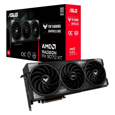Placa Video Tuf Gaming Radeon Rx 9070 Xt Oc Gddr 6 O16G