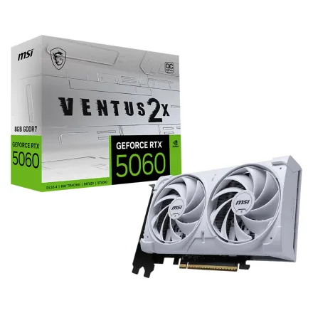Placa Video Msi Ventus 2X Oc Geforce Rtx 5060 Gddr 7 V537 018