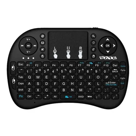 Controle Remoto Satellite Ak Mouse Teclado Tudo Retroiluminado Dongle 723g