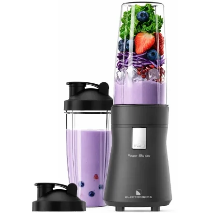 Liquidificador Electrobras Power Blender 600 Wtts Cinza 750ml