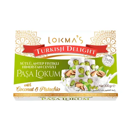 Lokmas Delight Con Coco Pistacho 300g