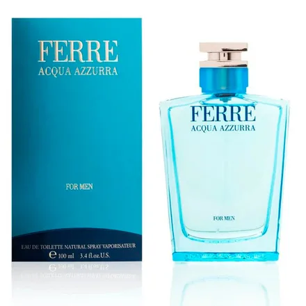 Perfume Gianfranco Ferre Acqua Azzurra Eau Toilette Masculino 100ml