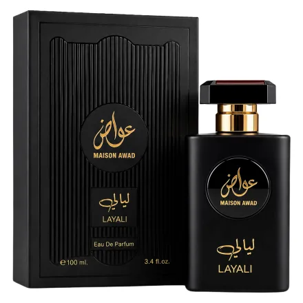 Perfume Maison Awad Layali Eau Parfum Masculino 100ml