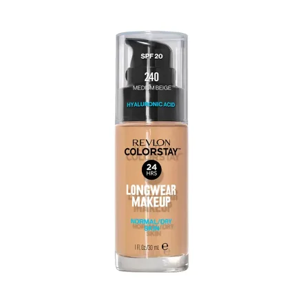 Base Liquida Revlon Colorstay Hyaluronic Acid Fps 20 240 Medium Beige 30ml