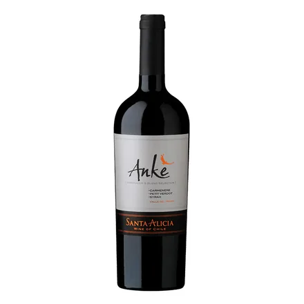 Vino Chileno Tinto Santa Alicia Anke Blend 2 Carmenere Petit Verdot Syrah 750ml