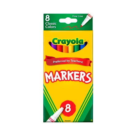 Marcador Crayola Markers 58 7709 8