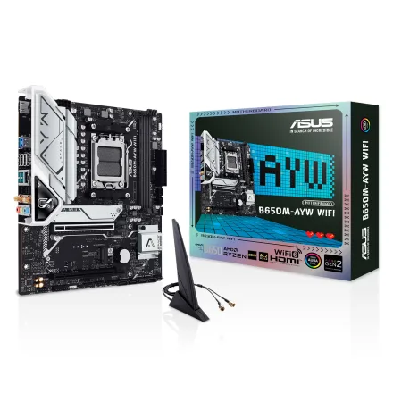 Placa Mae 650M Ayw Ddr 5 Socket AM5 Chipset Atx