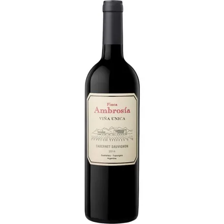 Vino Argentino Tinto Finca Ambrosia Vina Unica Cabernet Sauvignon 750ml