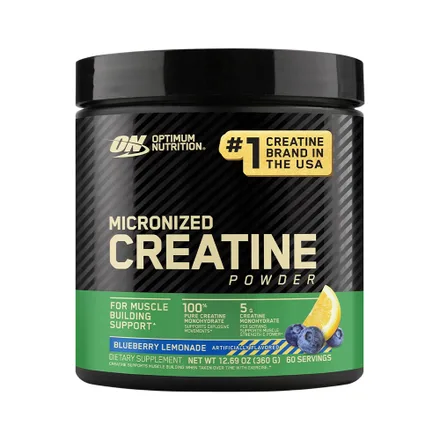 Suplemento Optimum Nutrition Micronized Creatine Blueberry Lemon 360 Gr