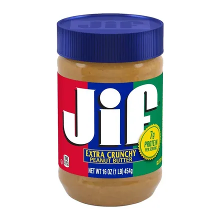 JIF MANTEQUILLA DE MANI EXTRA CRUNCHY 454GR