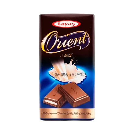 Barra Chocolate Tayas Orient Milk 80g