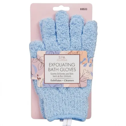 Guante Cala Exfoliante Para Baño Baby Blue