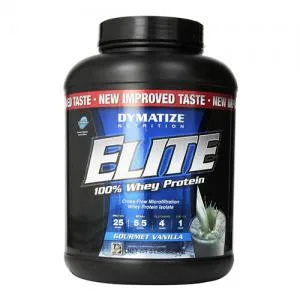 Elite 100 Whey Protein 5LB Kg Vanilla Gourmet Dymatize