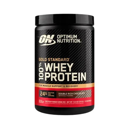 Suplemento Optimum Nutrition Stantard 100 Whey Protein Double Rich Chocolate 310 Gr